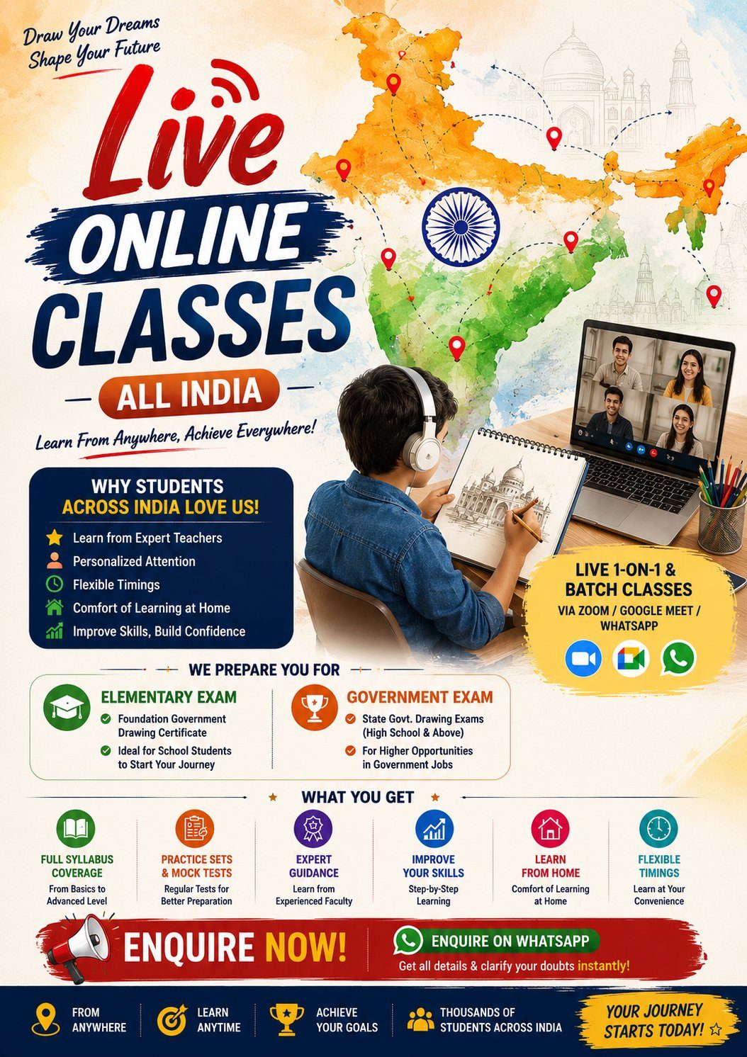Online Drawing Classes All India