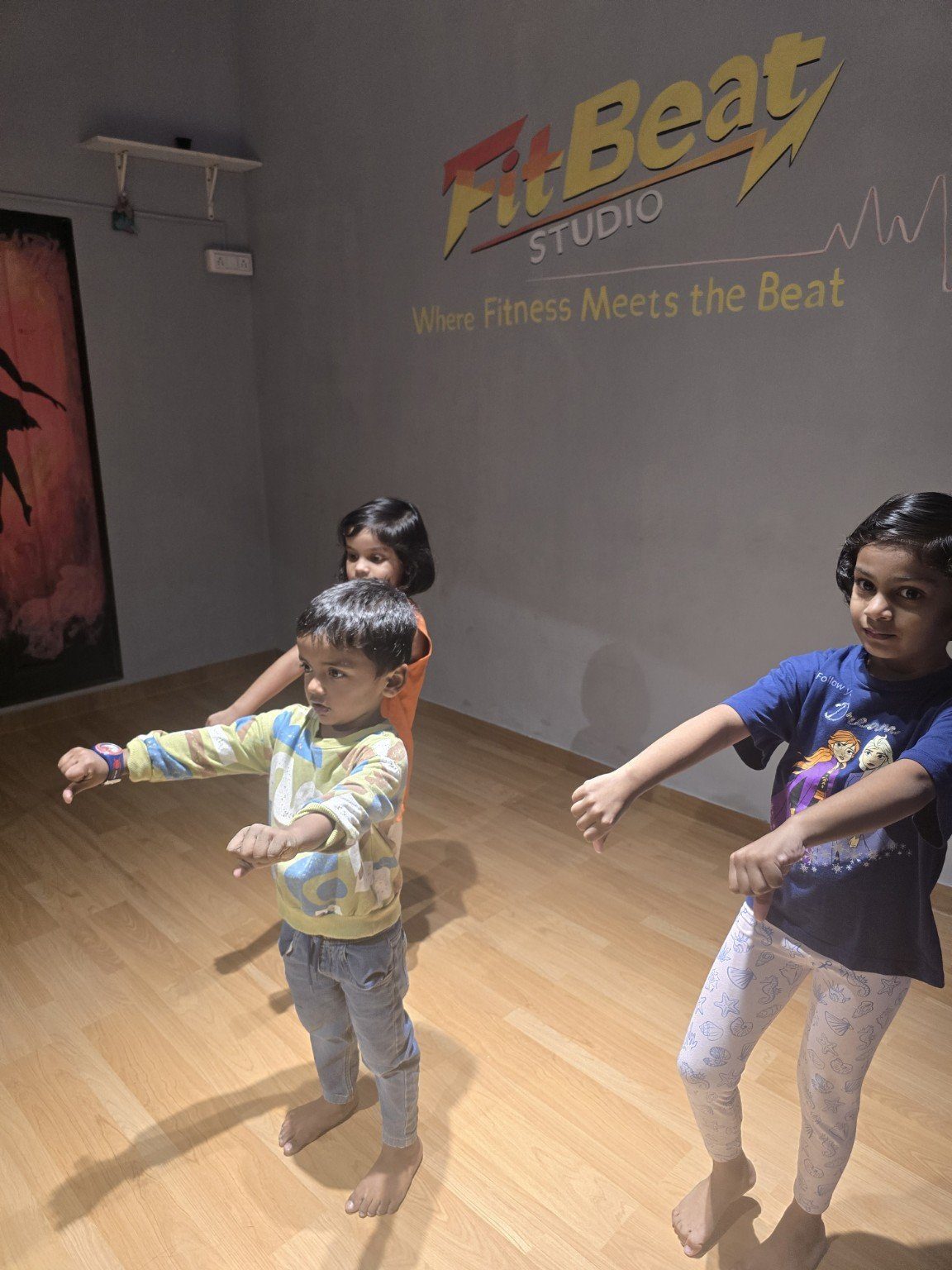 Kids dance class at Fitbeat Studio Bhandup