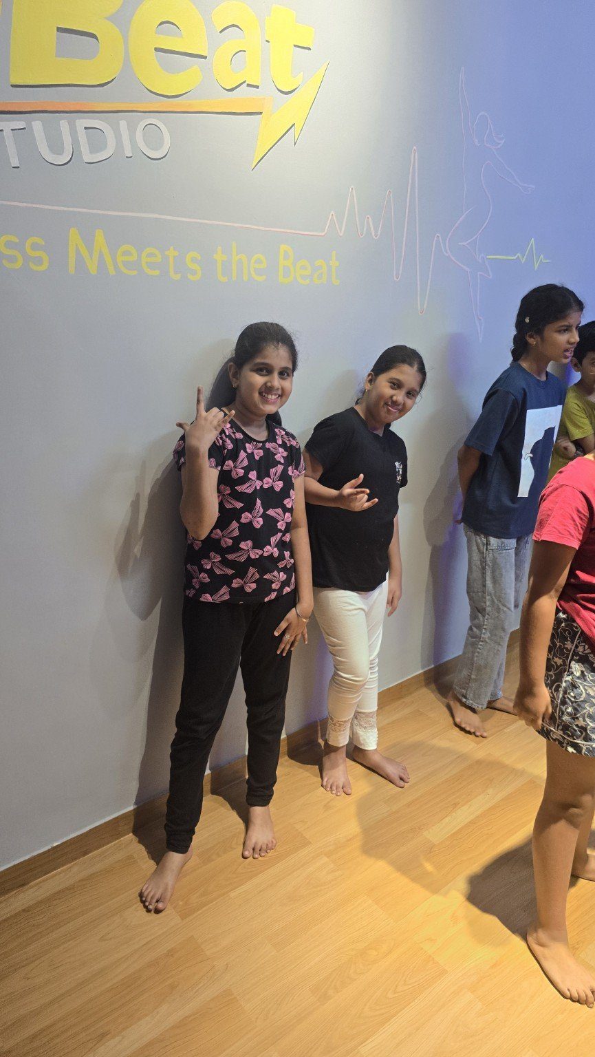 Dance students at Fitbeat Studio Mumbai