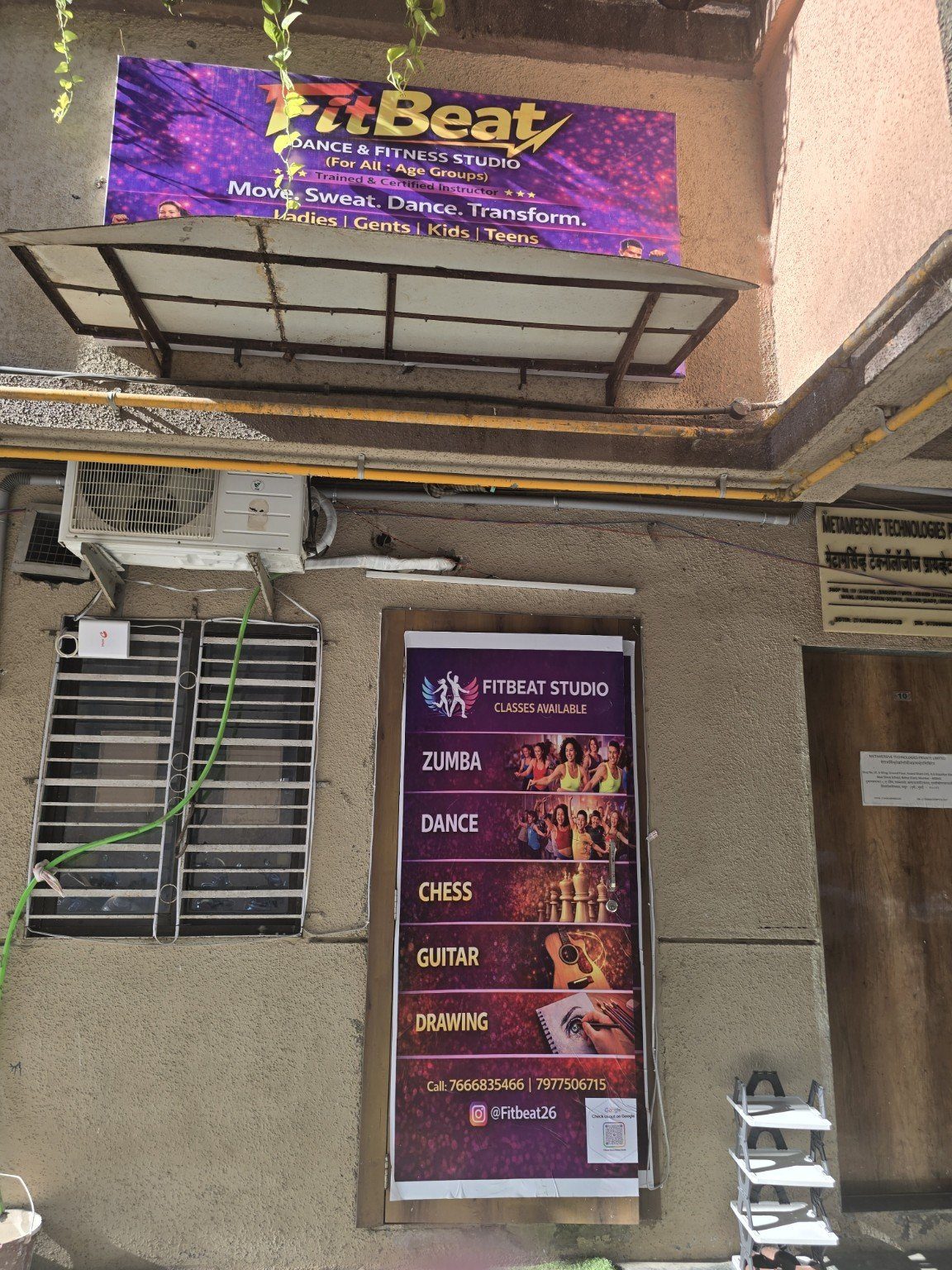 Fitbeat Dance Studio entrance Bhandup Nahur