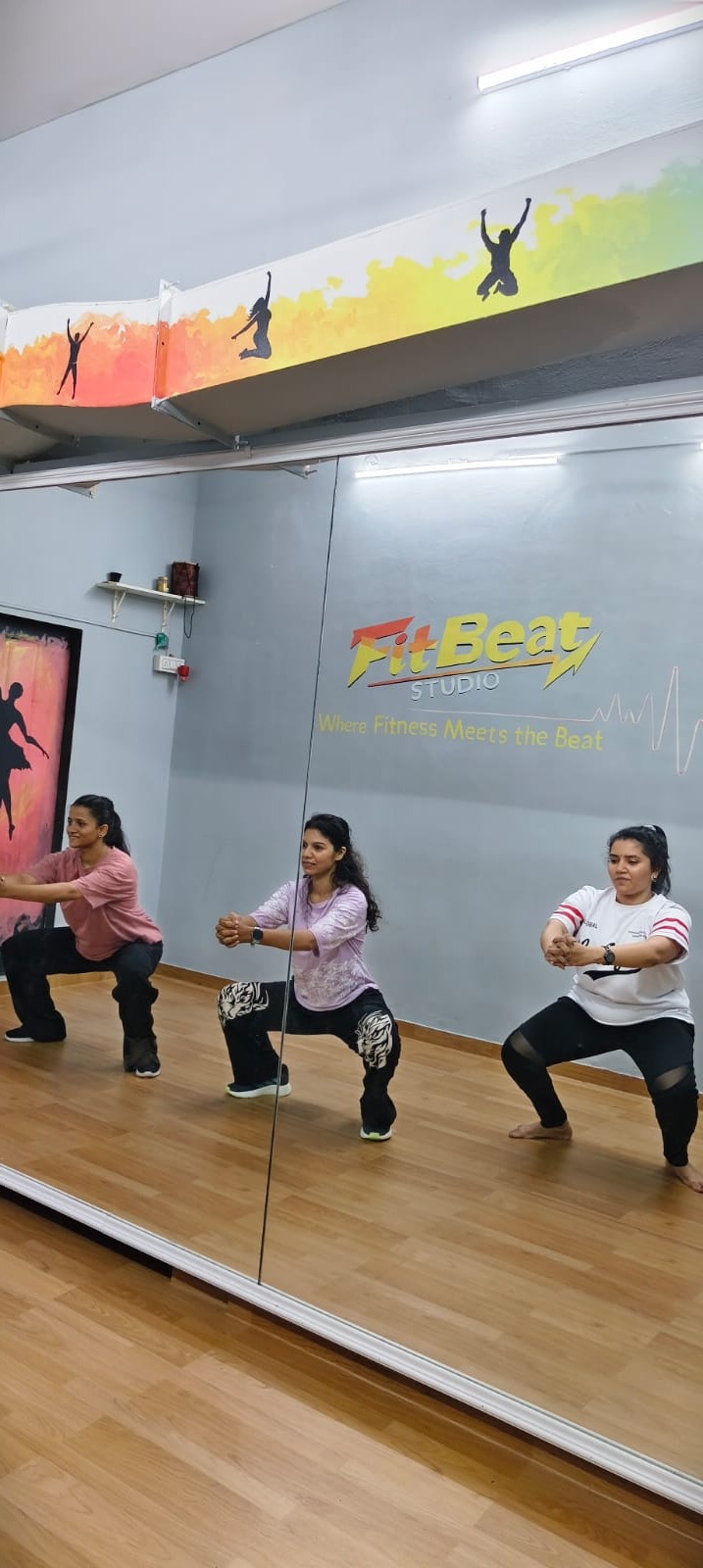 Guided Zumba practice session at Fitbeat Studio