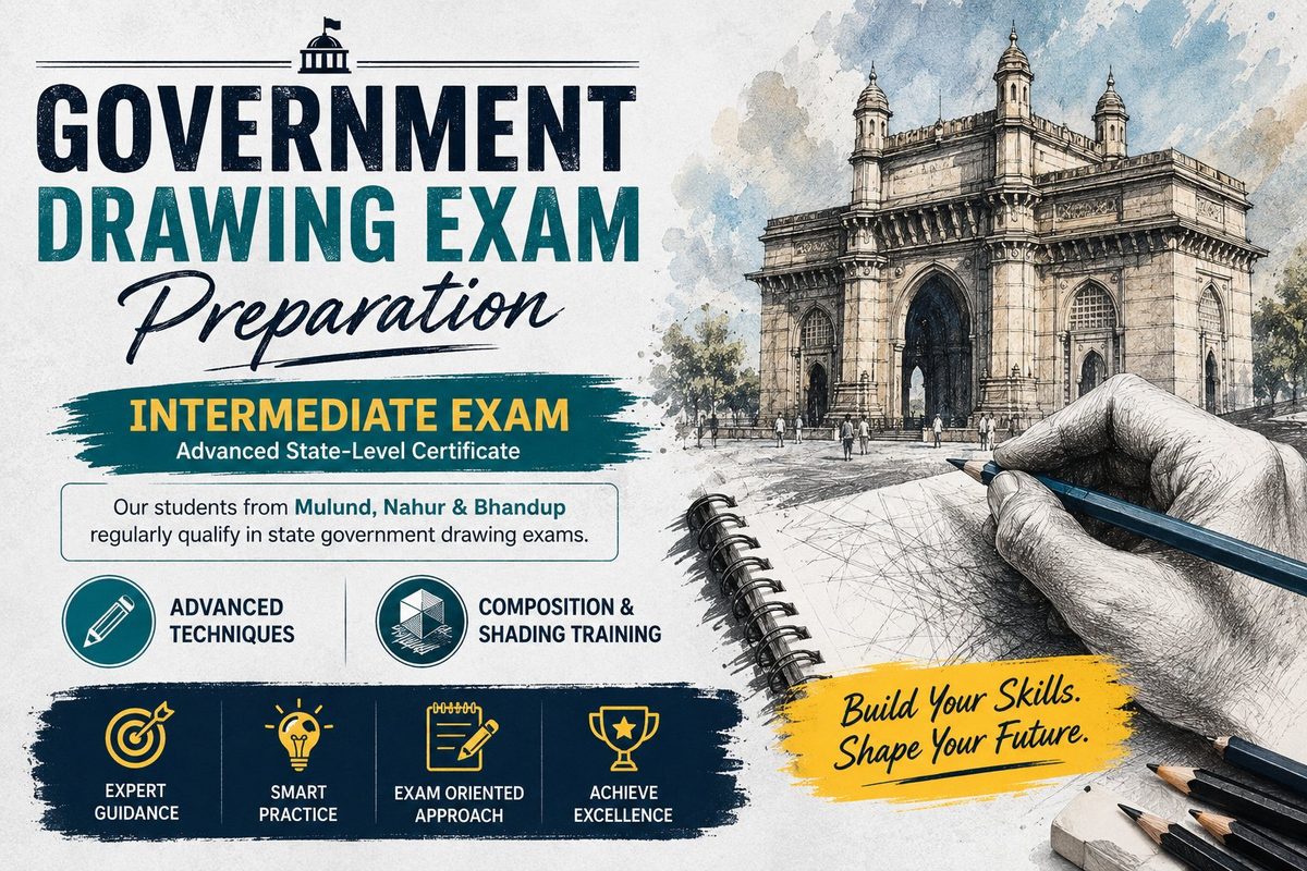 Intermediate Government Drawing Exam Coaching Mumbai