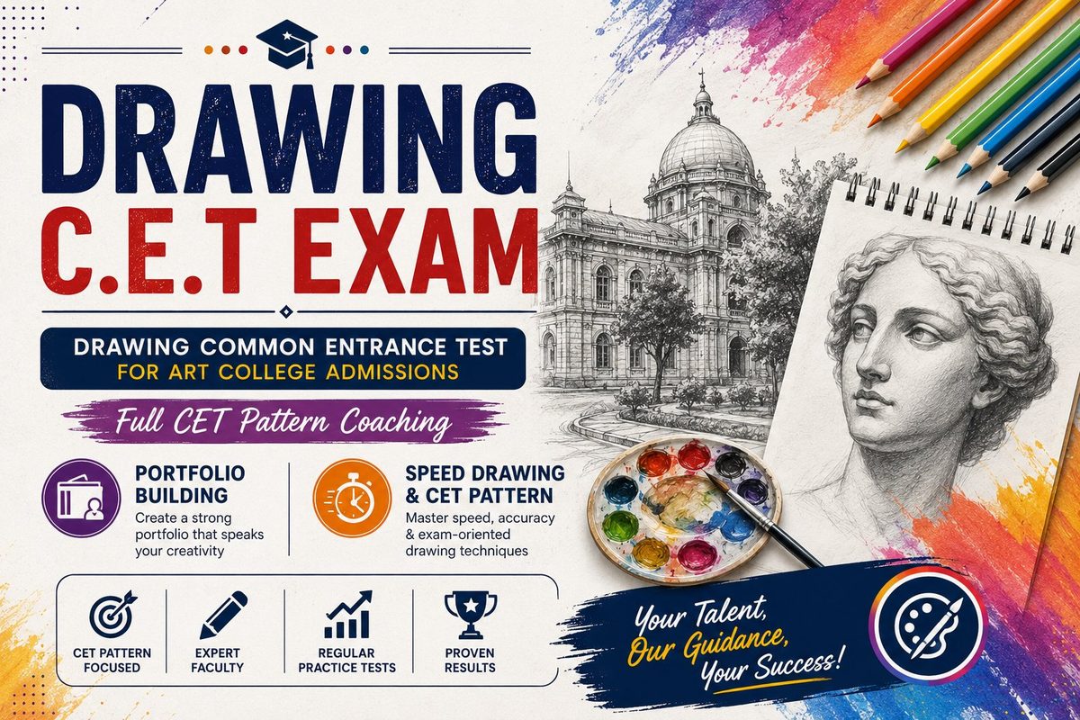 Drawing CET Exam Coaching Mumbai Art College