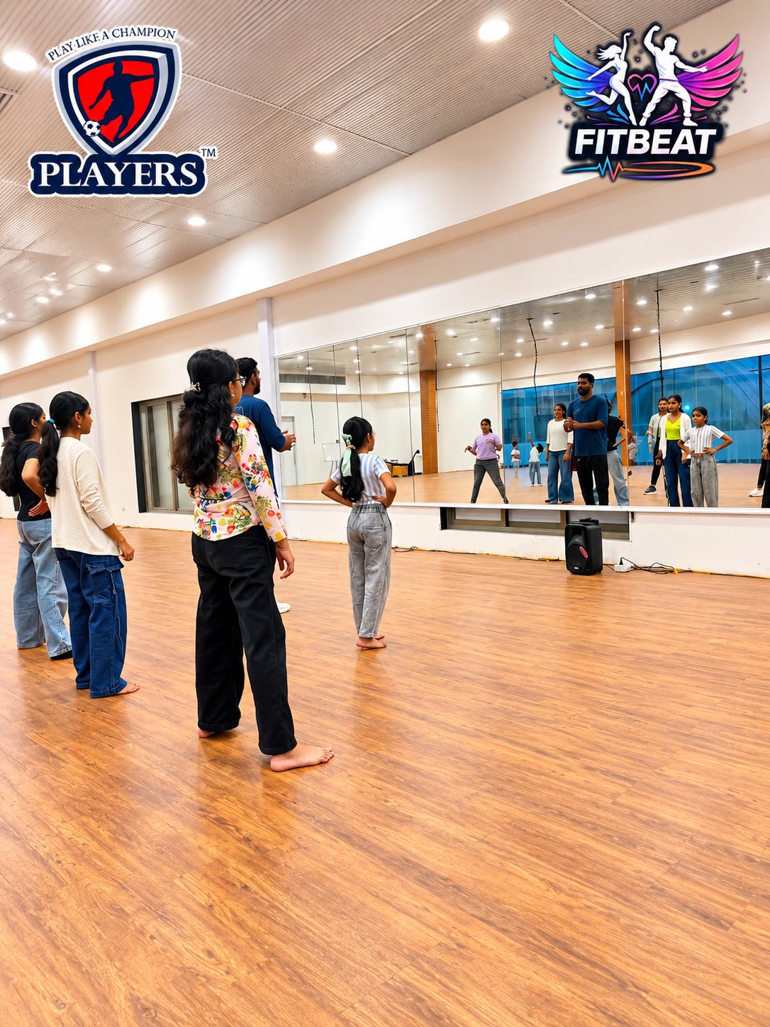 Dance class in progress at Fitbeat Nirmal Lifestyle Mulund West