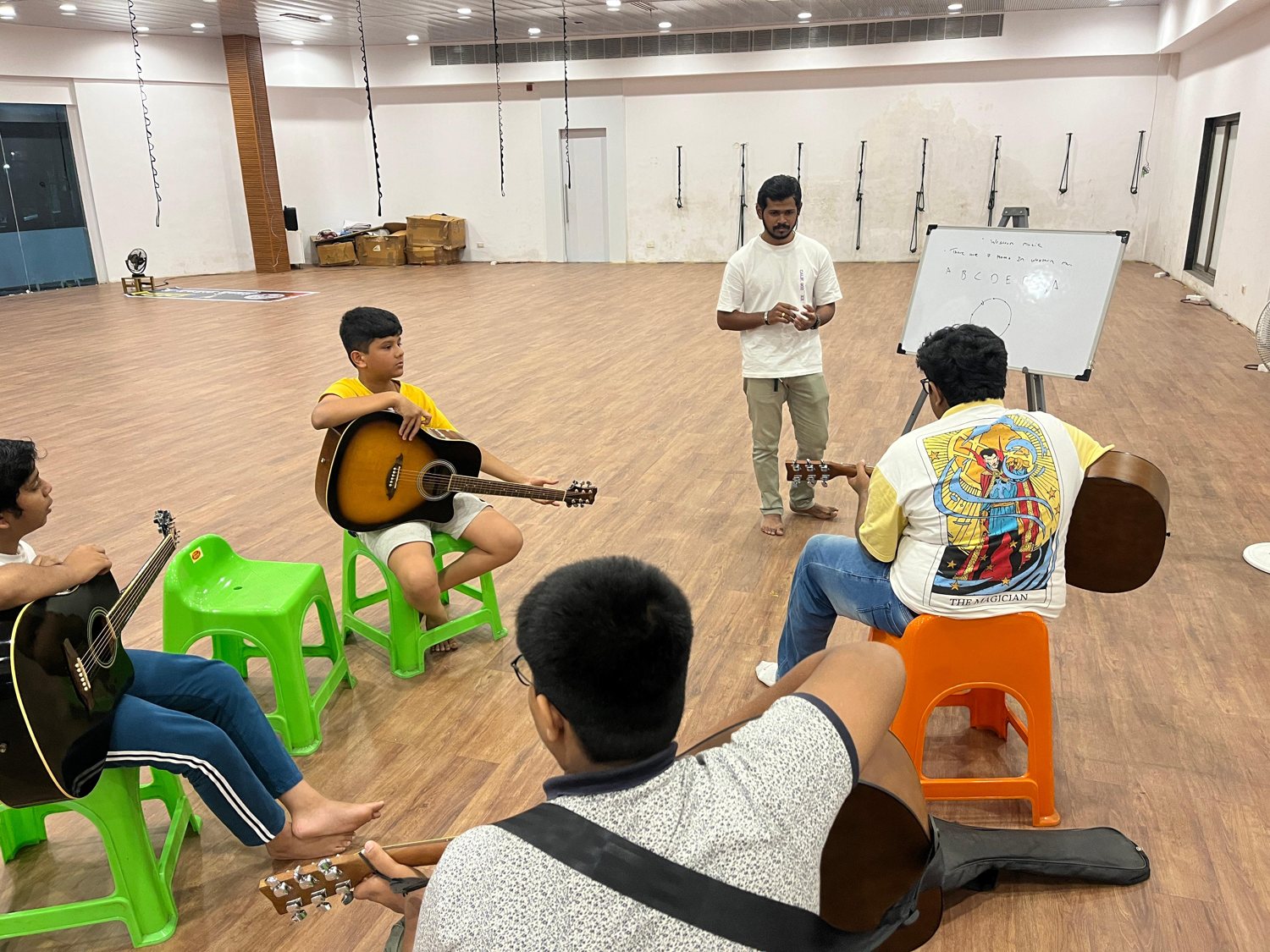 Guitar theory lesson at Fitbeat Nirmal Lifestyle Mulund West