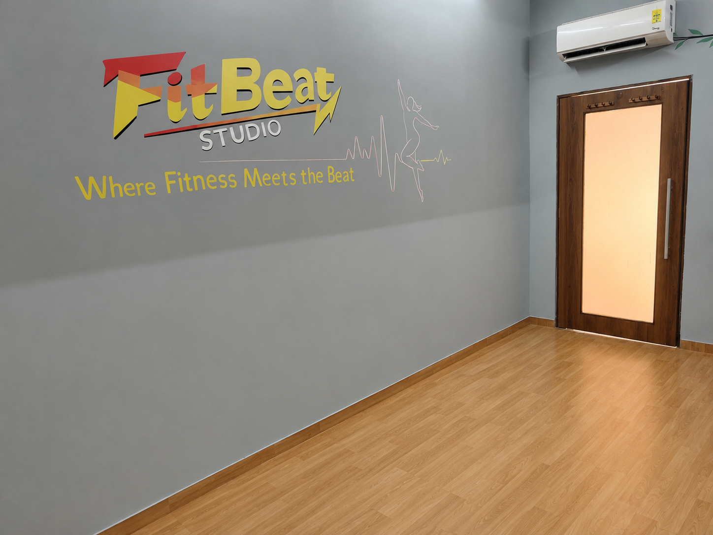 Fitbeat Studio glass-wall interior Bhandup Mulund
